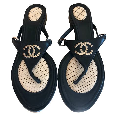 chanel leather sandals 2019|chanel sandals price.